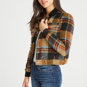 DRIFTWOOD Plaid Jean Jacket - Black, Brown, and Blue